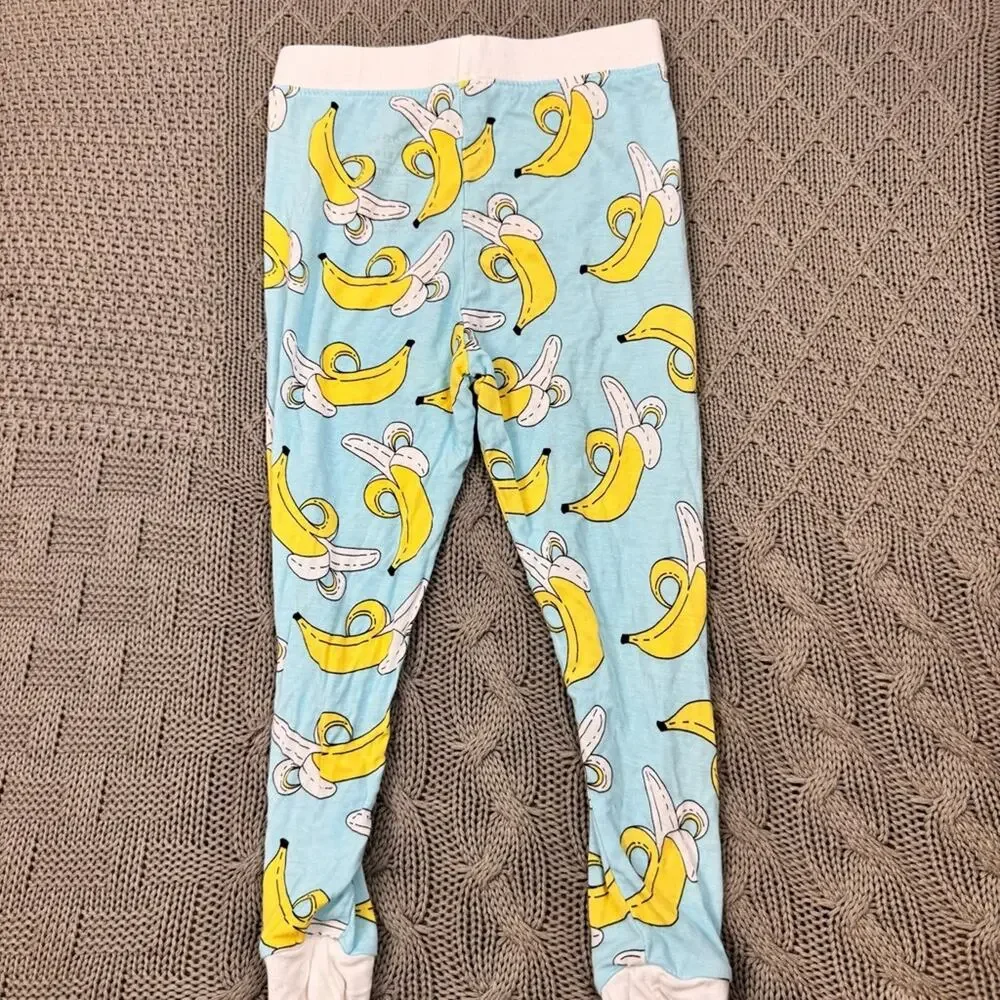 Little Sleepies Banana Print Pajama Pants Viscose Bamboo & Spandex  18/24M